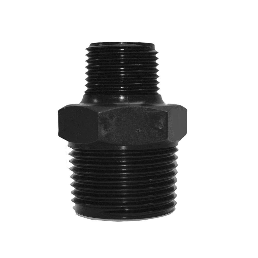 Poly Nipple Screwed 25mmx20mm