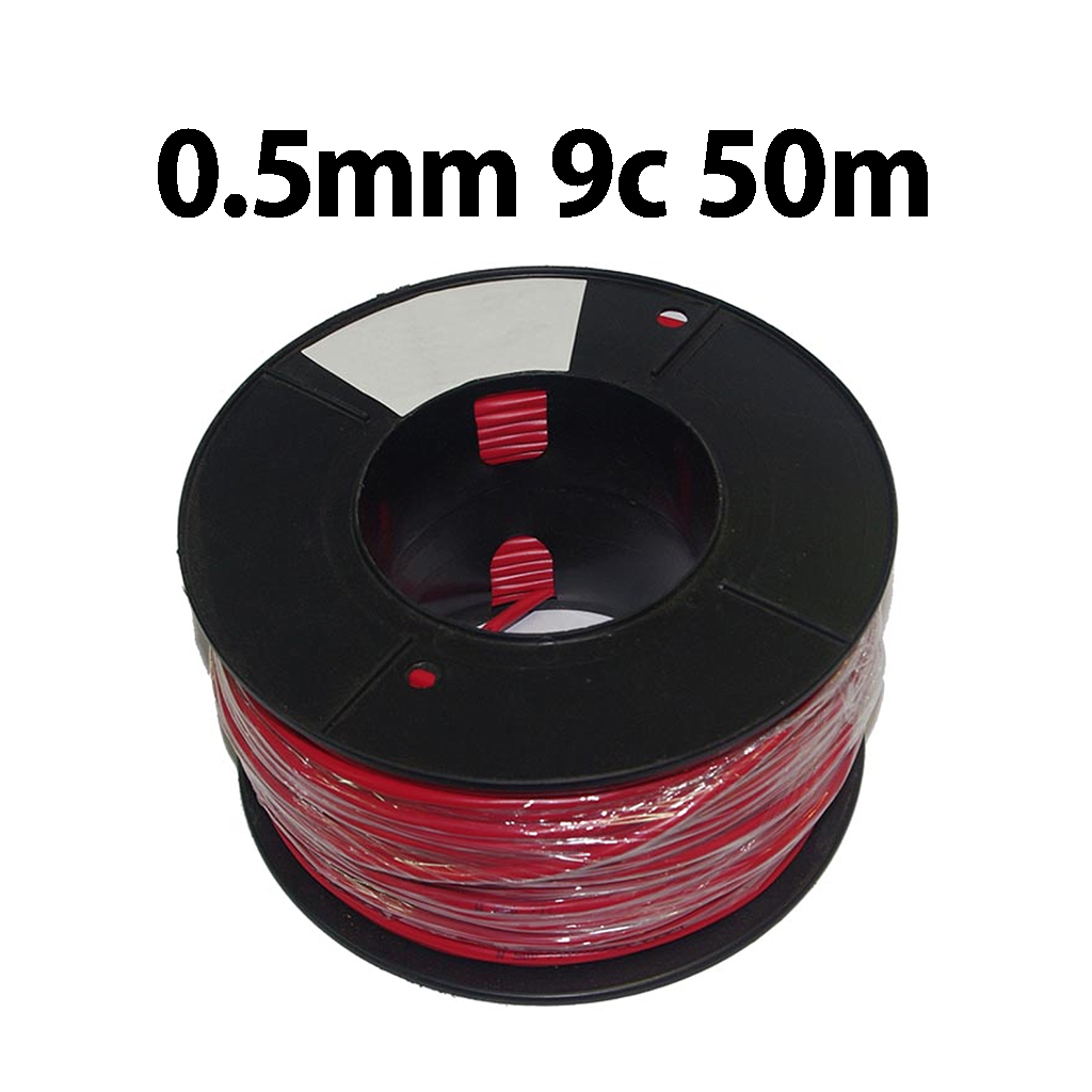 Wire Multicore 0.5mm 9C 50m