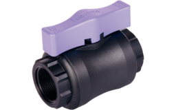 Hansen Ball Valve 25mm Lilac Handle