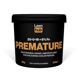 Lawnhub Premature 20:0:16+6% 5kg Lawn Fertiliser  220SGN Original Size